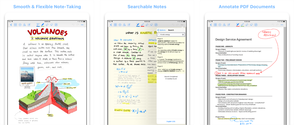 note taking app for mac that lets your draw