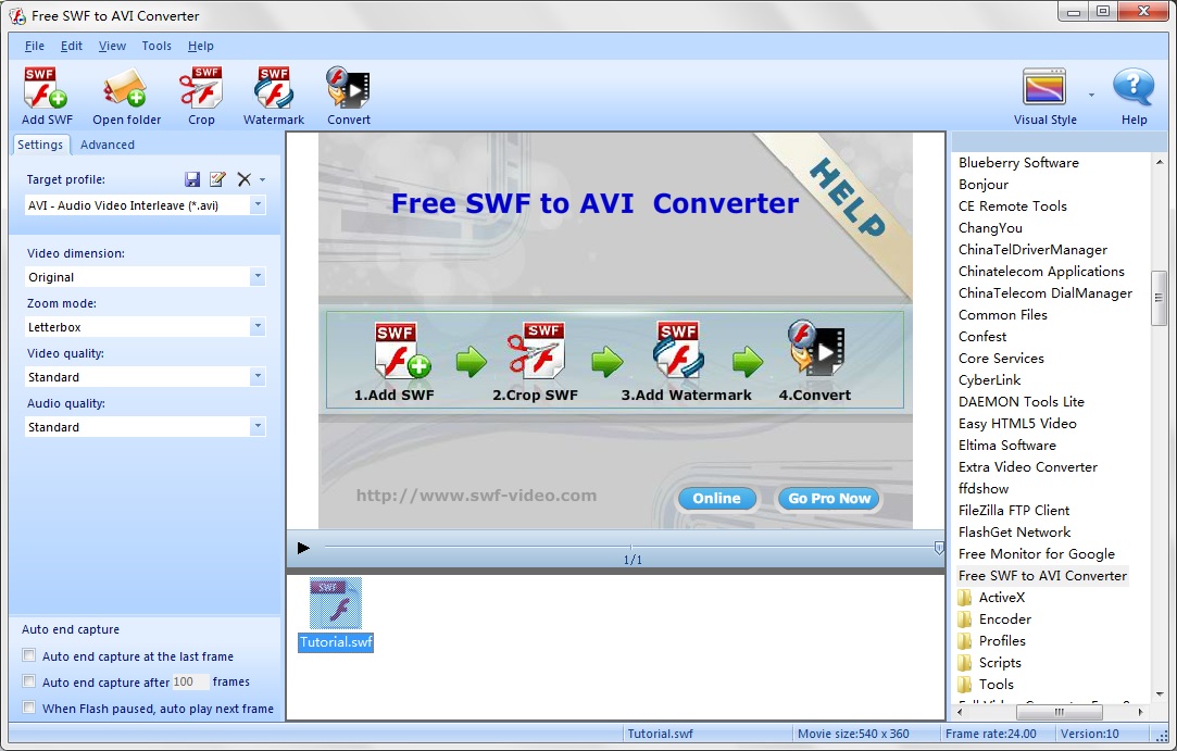 free swf converter