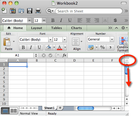 how to freeze panes in excel for mac 2011